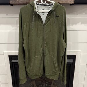 Nike Forest Green Full-Zip Hoodie